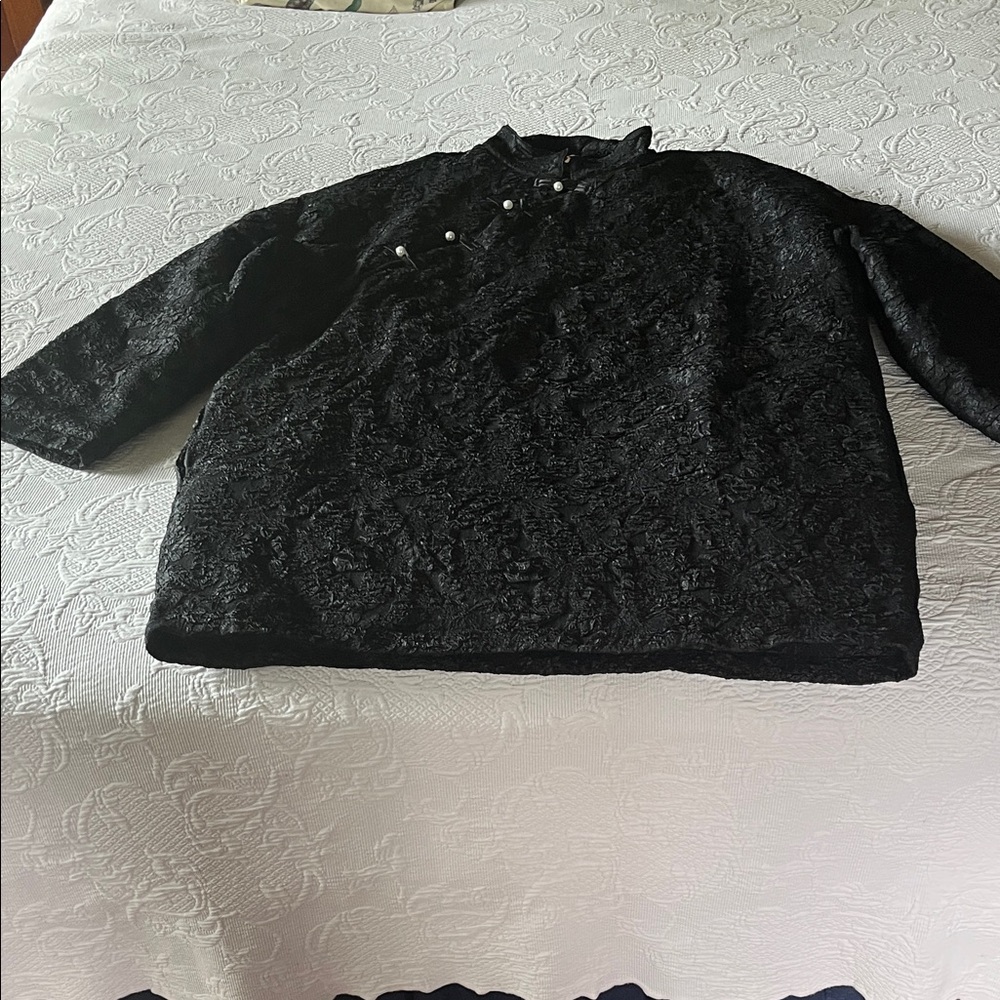 Chic Black Women's Cape Jacket